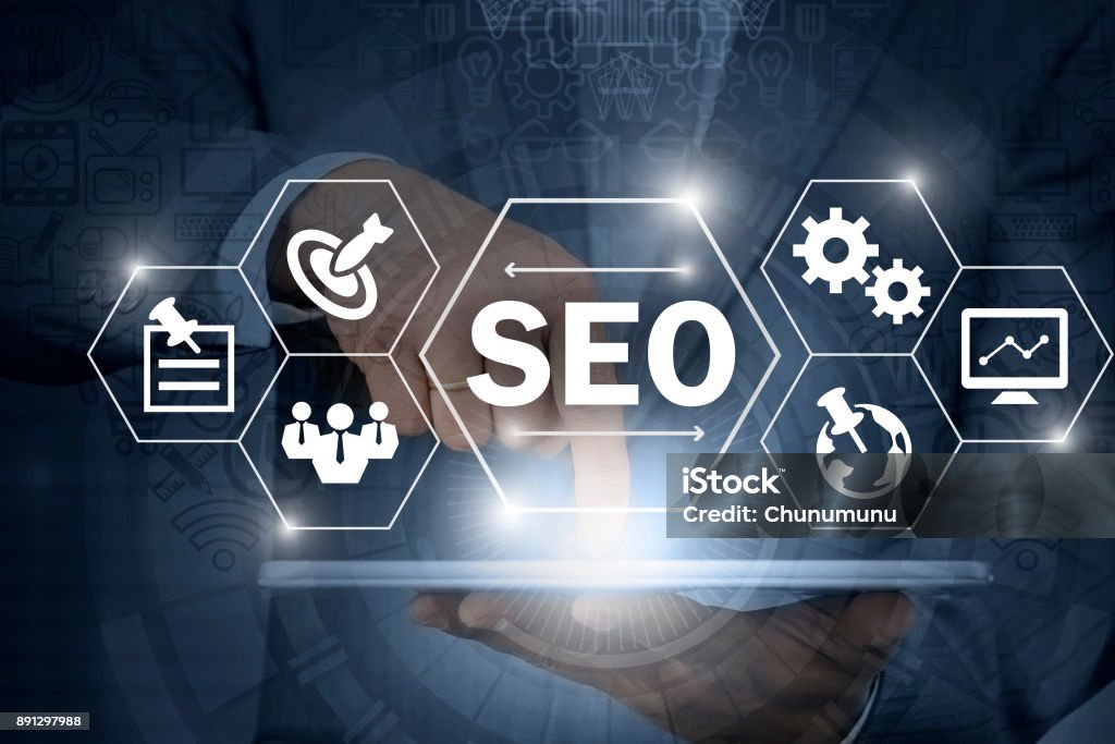 SEO or Search Engine Optimazation information being displayed